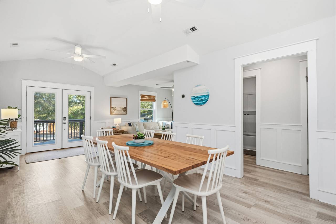 Dining and living area