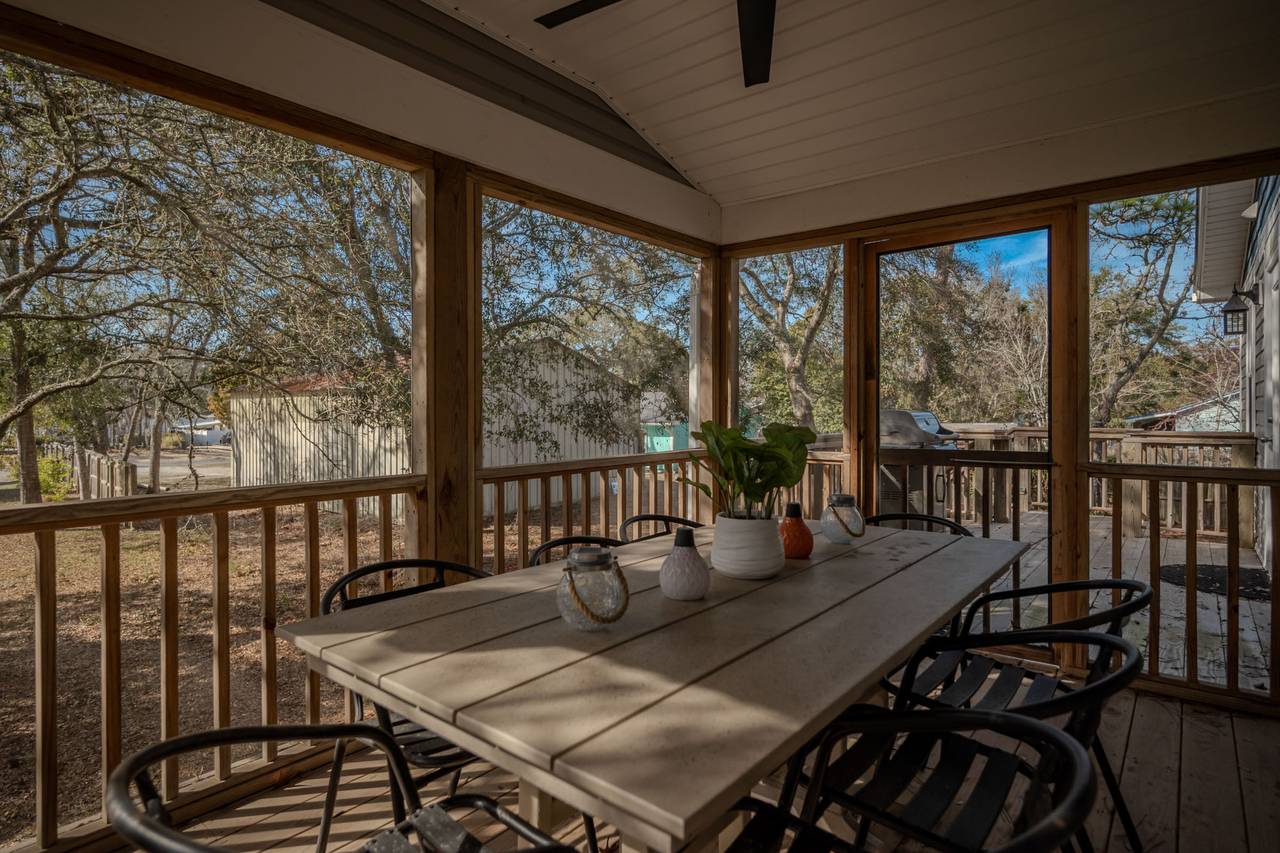 Screened porch